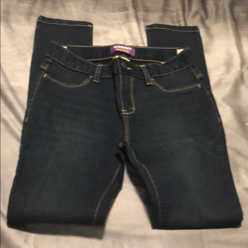 Girls size 12 Old Navy Mid-Rise Rockstar Jeggings